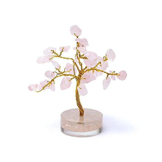 Edelsteenboom rozenkwarts 8cm